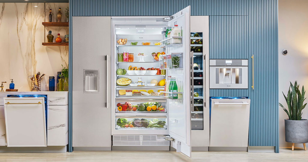 Thermador Refrigeration with open door