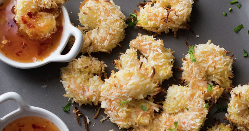 Baked Coconut Shrimp with Orange Chili Dipping Sauce from Thermador