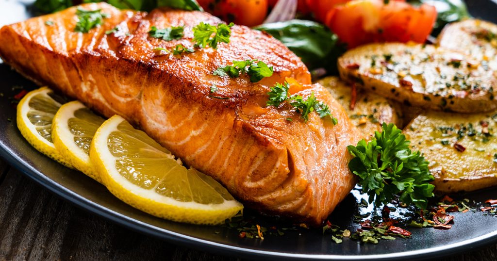 Herb and Butter Seared Salmon